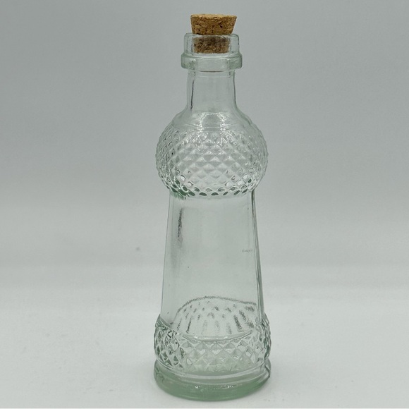 Vintage Mini Glass Bottle 4.75” - Picture 1 of 4